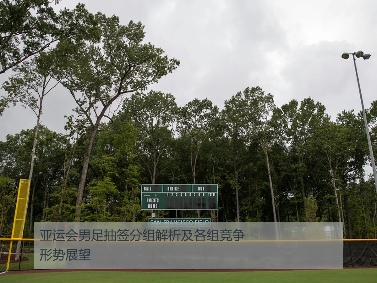 亚运会男足抽签分组解析及各组竞争形势展望